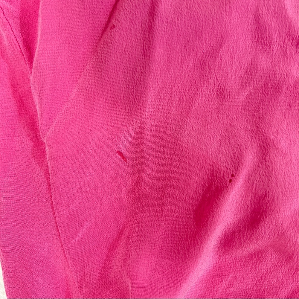 BAIA 💯% Silk Faux Wrap Blouse Sz M - Picture 9 of 9